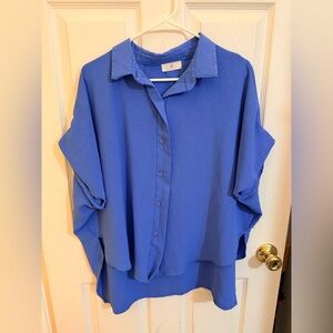 Sunland 17 Blue Women's Button-Down Shirt